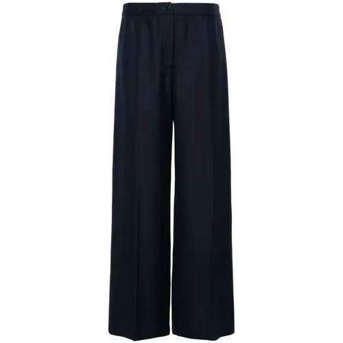 Trousers > Wide Trousers - - Moncler - Modalova