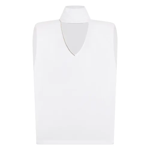 Tops > Sleeveless Tops - - Fabiana Filippi - Modalova