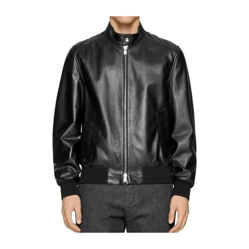 Jackets > Leather Jackets - - Dondup - Modalova