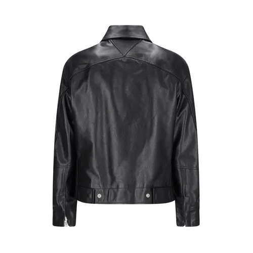 Jackets > Leather Jackets - - Bottega Veneta - Modalova