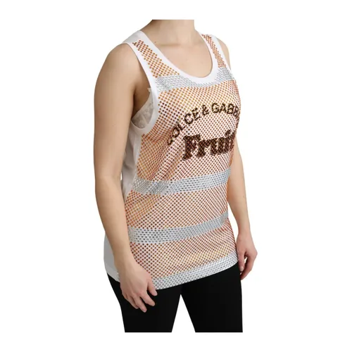 Tops > Sleeveless Tops - - Dolce & Gabbana - Modalova