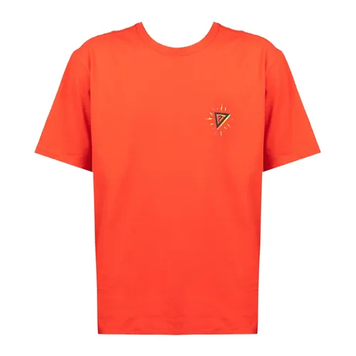 Guess - Tops > T-Shirts - Red - Guess - Modalova