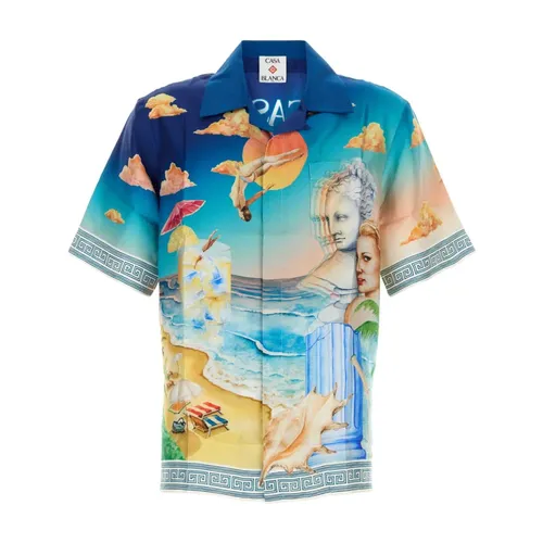 Shirts > Short Sleeve Shirts - - Casablanca - Modalova