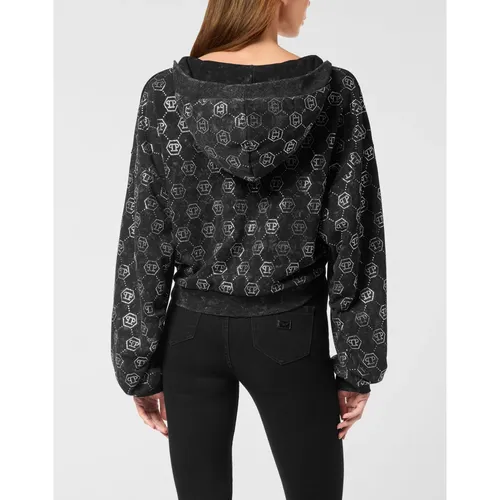 Sweatshirts & Hoodies > Zip-throughs - - Philipp Plein - Modalova