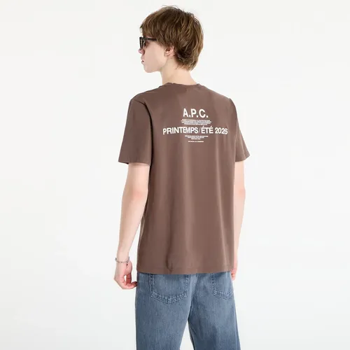 A.p.c. - Tops > T-Shirts - Brown - A.p.c. - Modalova