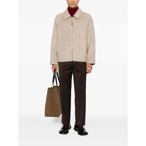 Trousers > Straight Trousers - - Amaránto - Modalova