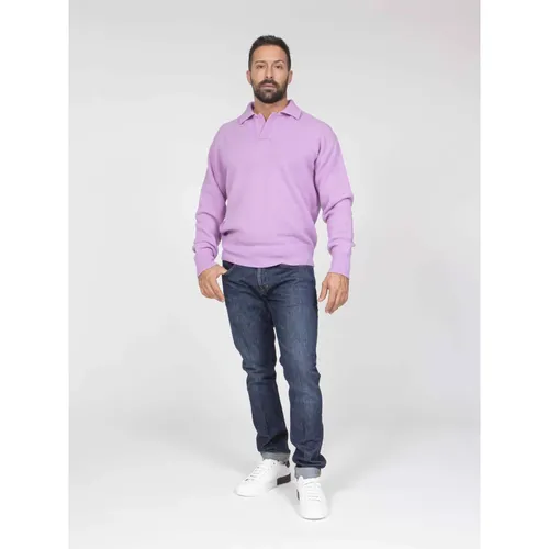 Knitwear > V-neck Knitwear - - Amaránto - Modalova
