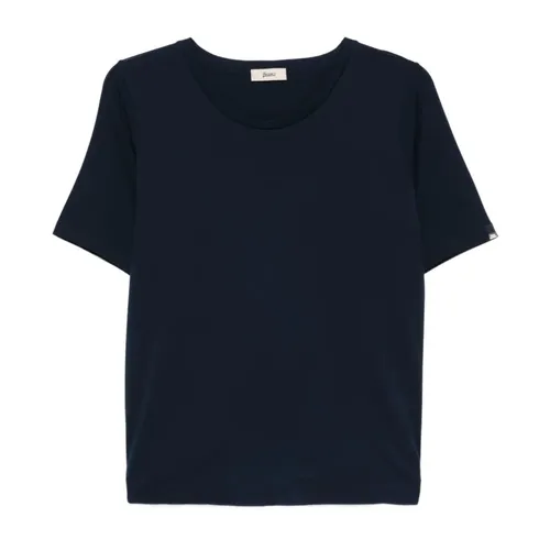 Herno - Tops > T-Shirts - Blue - Herno - Modalova