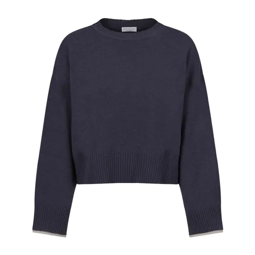 Knitwear > Round-neck Knitwear - - Brunello Cucinelli - Modalova