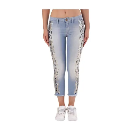 Jeans > Cropped Jeans - - MET - Modalova