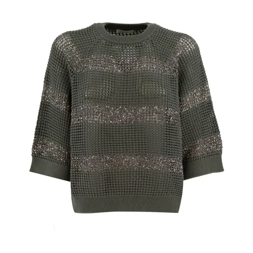 Knitwear > Round-neck Knitwear - - Brunello Cucinelli - Modalova