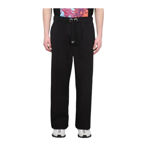 Trousers > Straight Trousers - - Versace - Modalova