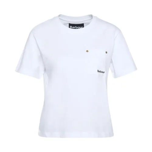 Barbour - Tops > T-Shirts - White - Barbour - Modalova