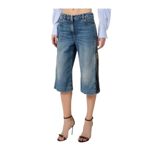 Shorts > Denim Shorts - - Elisabetta Franchi - Modalova