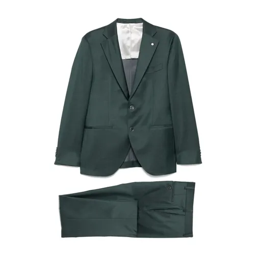 Suits > Suit Sets > Single Breasted Suits - - Luigi Bianchi Mantova - Modalova