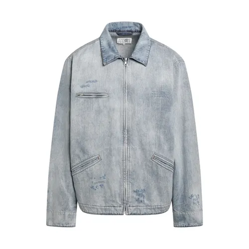 Jackets > Denim Jackets - - MM6 Maison Margiela - Modalova
