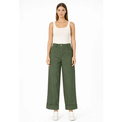 Trousers > Wide Trousers - - Twinset - Modalova