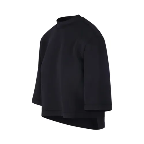 Moncler - Tops > T-Shirts - Black - Moncler - Modalova