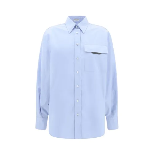 Blouses & Shirts > Shirts - - Brunello Cucinelli - Modalova