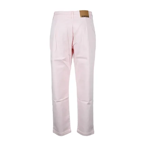 Trousers > Cropped Trousers - - Semicouture - Modalova