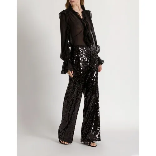 Trousers > Wide Trousers - - Alberta Ferretti - Modalova