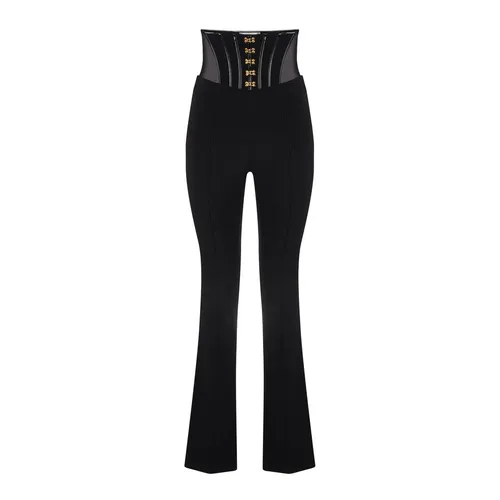 Trousers > Wide Trousers - - Elisabetta Franchi - Modalova