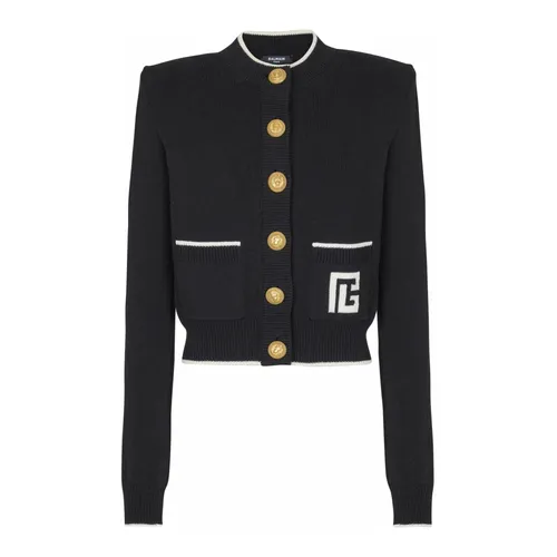 Knitwear > Cardigans - - Balmain - Modalova