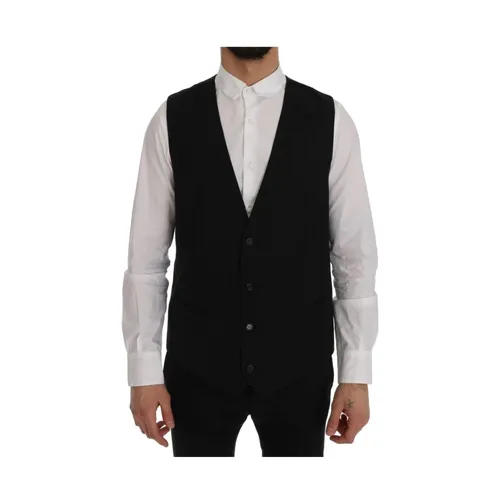 Suits > Suit Vests - - Dolce & Gabbana - Modalova
