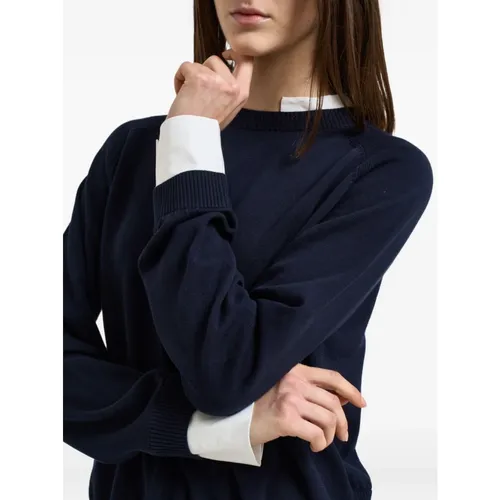 Knitwear > Round-neck Knitwear - - Semicouture - Modalova