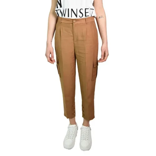 Trousers > Cropped Trousers - - Blugirl - Modalova