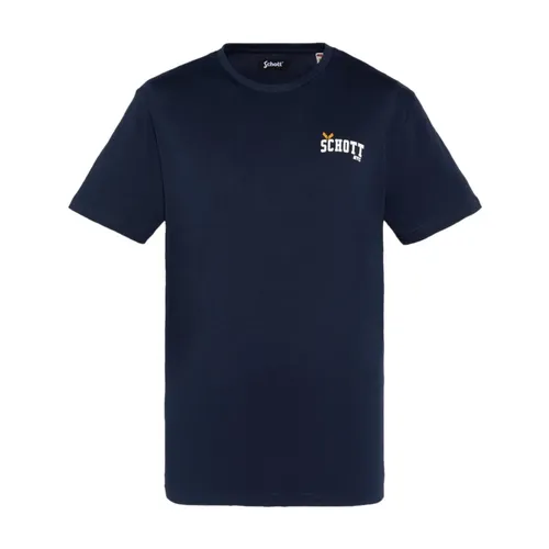 Tops > T-Shirts - - Schott NYC - Modalova
