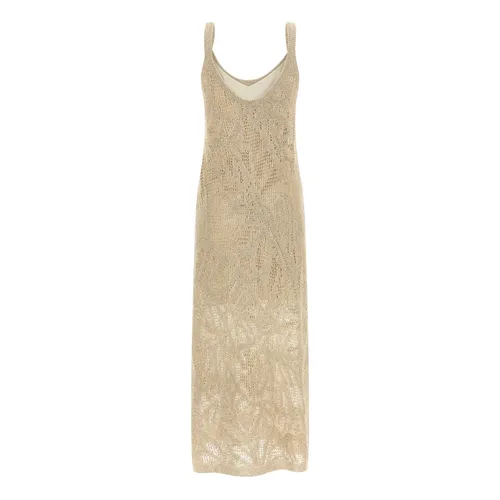 Dresses > Day Dresses > Maxi Dresses - - Brunello Cucinelli - Modalova