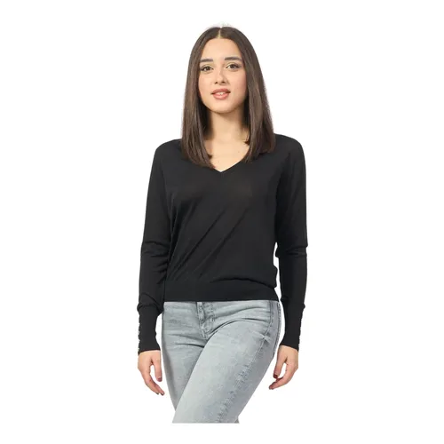 Knitwear > V-neck Knitwear - - Fracomina - Modalova