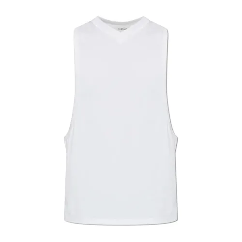 Tops > Sleeveless Tops - - Versace - Modalova