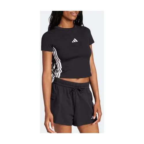 Adidas - Tops > T-Shirts - Black - Adidas - Modalova