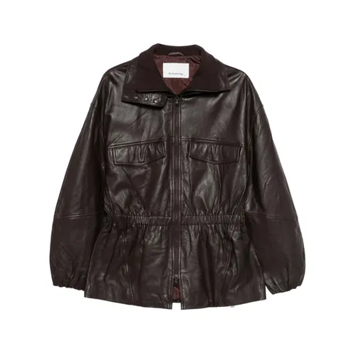 Jackets > Leather Jackets - - The Frankie Shop - Modalova