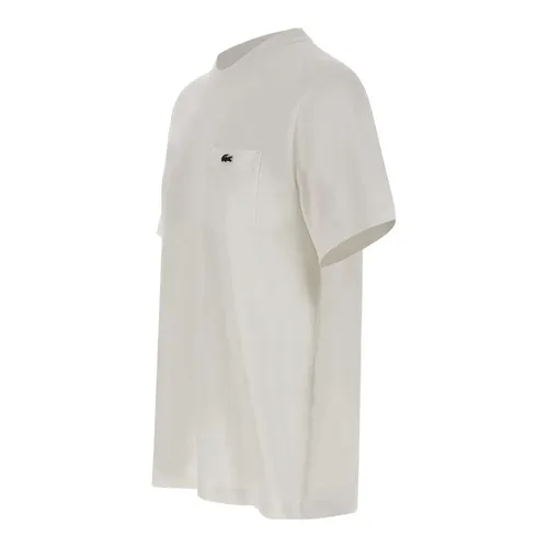 Lacoste - Tops > T-Shirts - White - Lacoste - Modalova