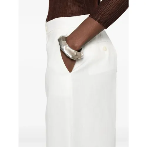 Trousers > Wide Trousers - - Twinset - Modalova
