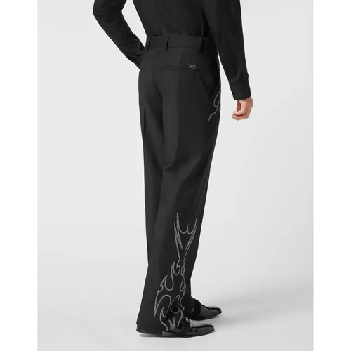 Trousers > Straight Trousers - - Philipp Plein - Modalova