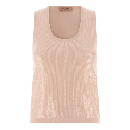 Knitwear > Round-neck Knitwear - - Twinset - Modalova