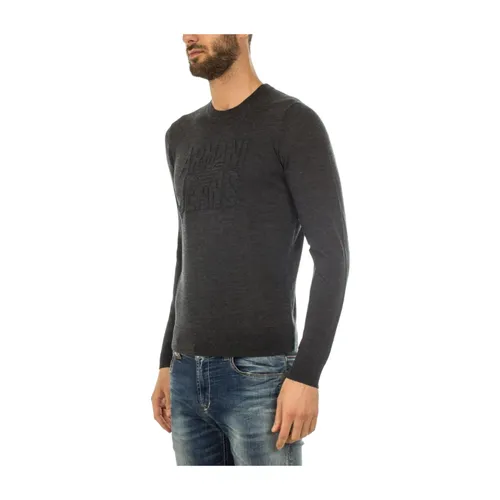 Knitwear > Round-neck Knitwear - - Armani Jeans - Modalova