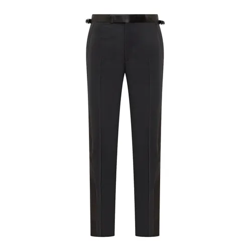 Trousers > Straight Trousers - - Tom Ford - Modalova