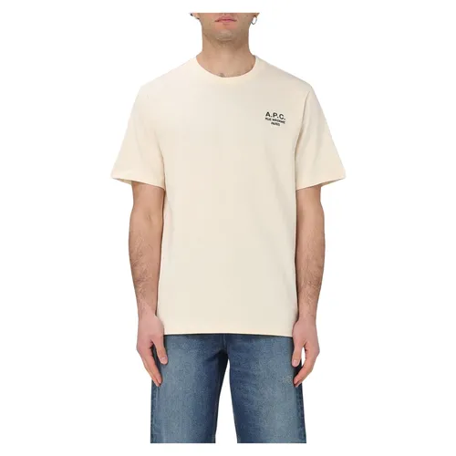 A.p.c. - Tops > T-Shirts - Beige - A.p.c. - Modalova