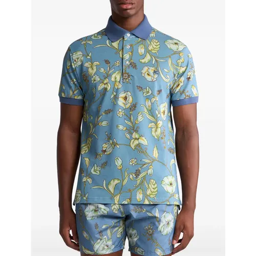 Etro - Tops > Polo Shirts - Blue - Etro - Modalova