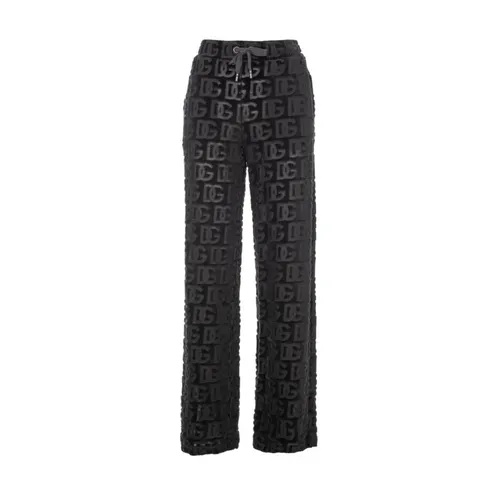 Trousers > Straight Trousers - - Dolce & Gabbana - Modalova