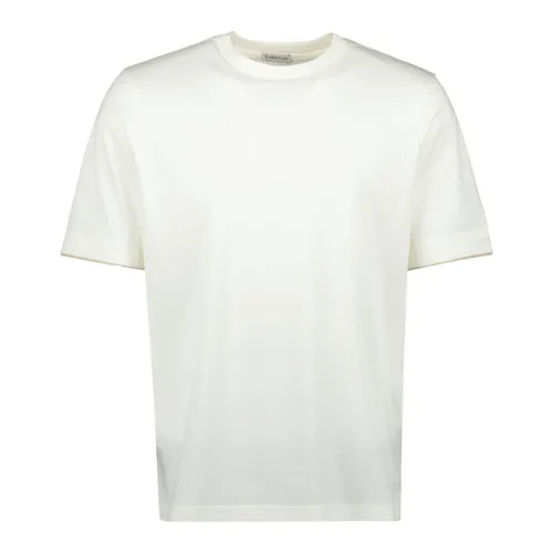 Moncler - Tops > T-Shirts - White - Moncler - Modalova