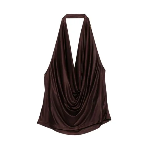 Tops > Sleeveless Tops - - Elisabetta Franchi - Modalova