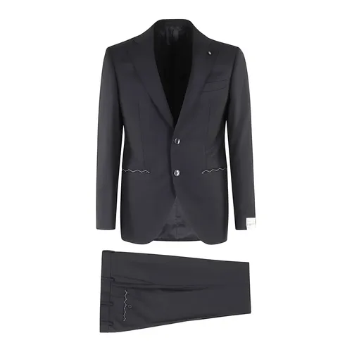 Suits > Suit Sets > Single Breasted Suits - - Luigi Bianchi Mantova - Modalova
