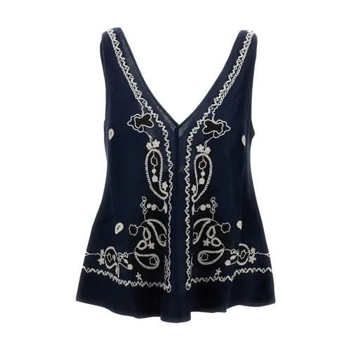 Tops > Sleeveless Tops - - P.a.r.o.s.h. - Modalova
