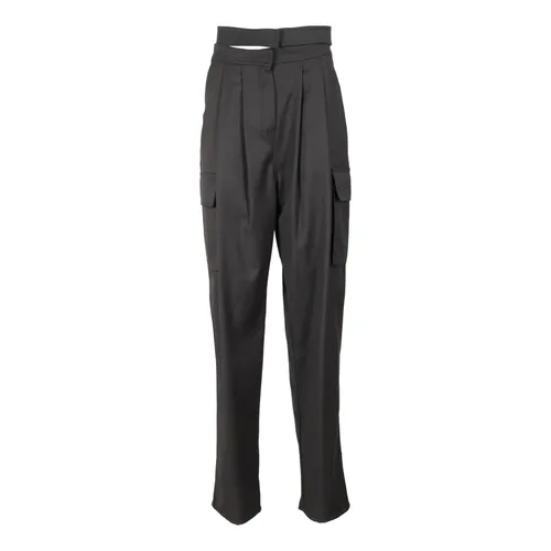 Trousers > Tapered Trousers - - Andrea Adamo - Modalova